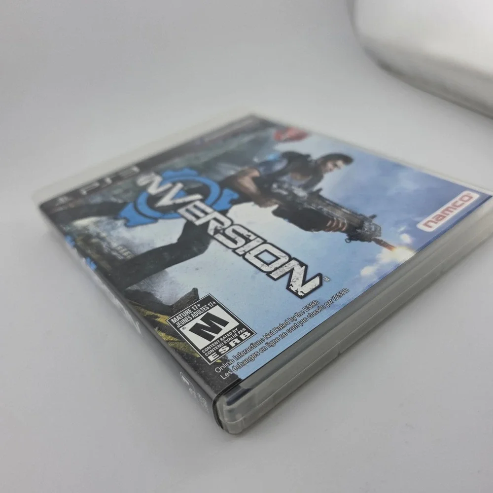 Namco Inversion Sony PlayStation 3 PS3 Action Shooter Blue Good Interactive